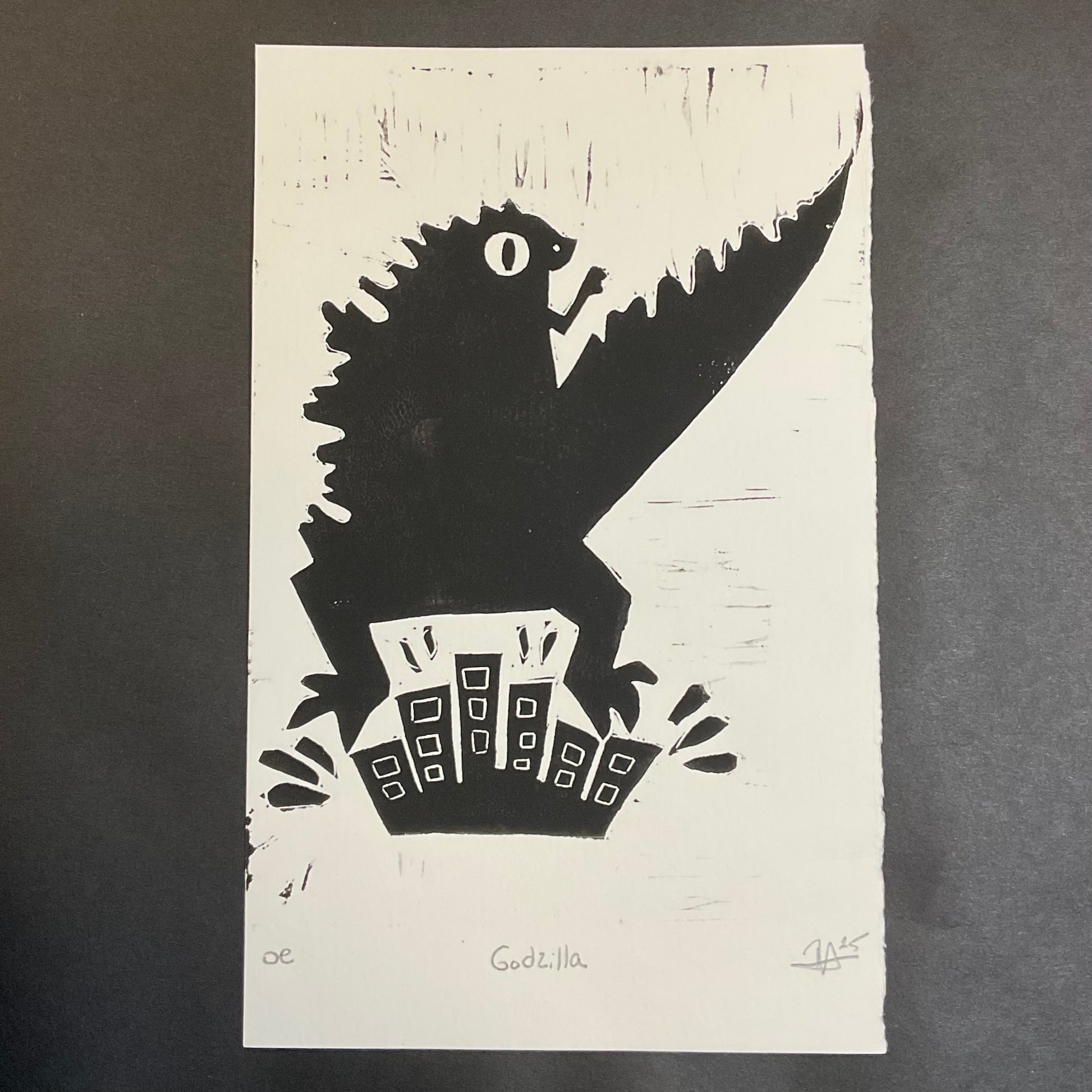 Godzilla Print