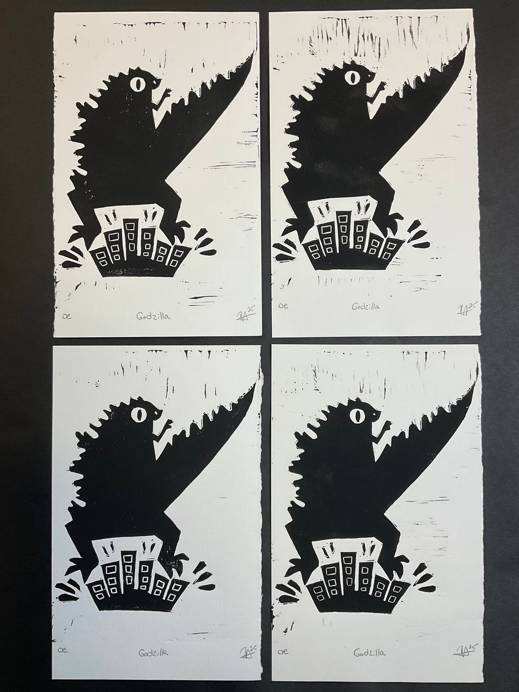 Godzilla Print