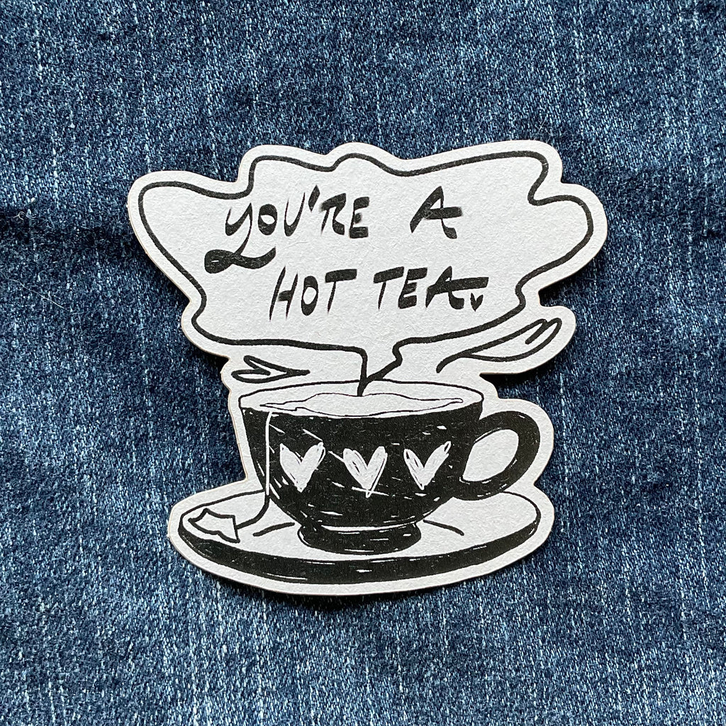 Hot Tea Sticker