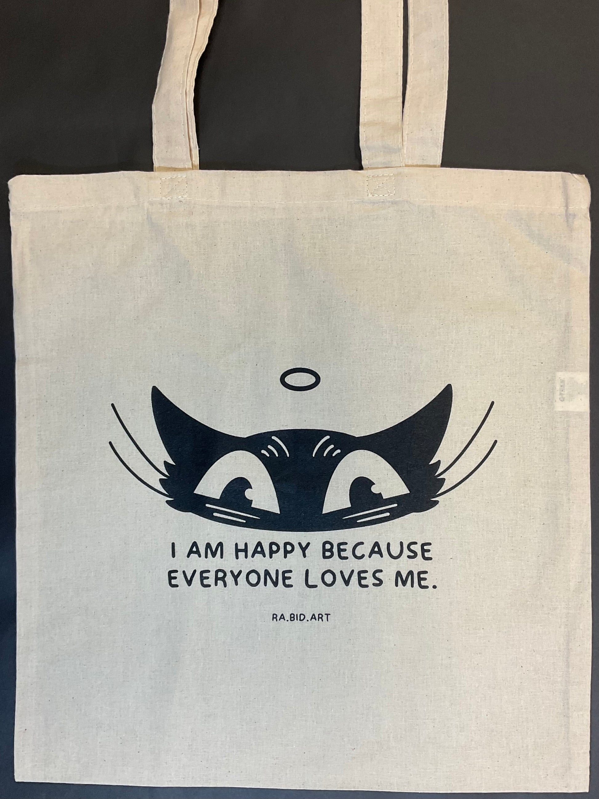 Happy Cat Tote Bag