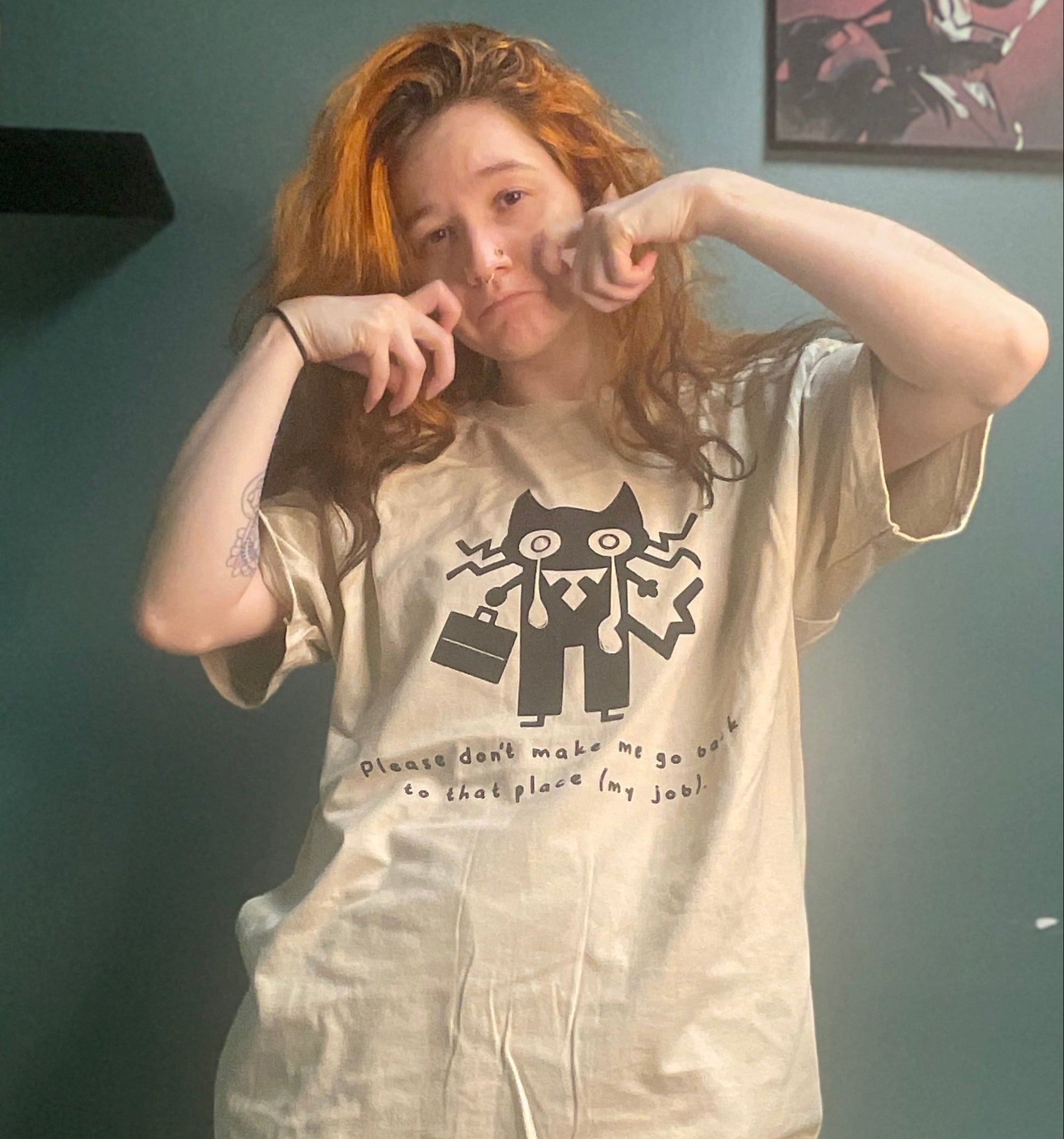 Anti-Capitalist Cat Unisex T-Shirt