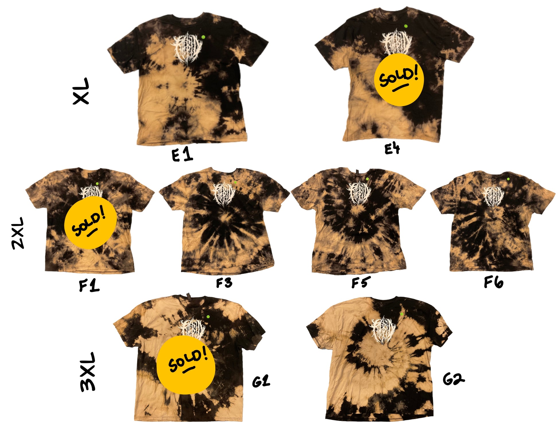 Bleach Tie-Dyed RABID T-Shirt
