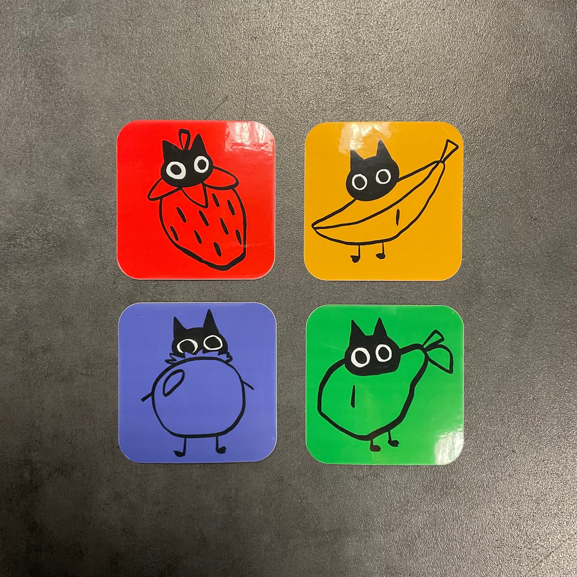 Fruity Cats Stickers