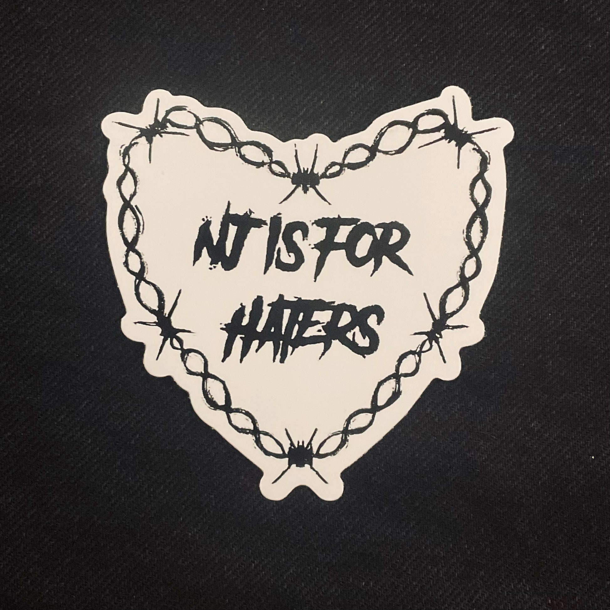 NJ IS FOR HATERS Sticker