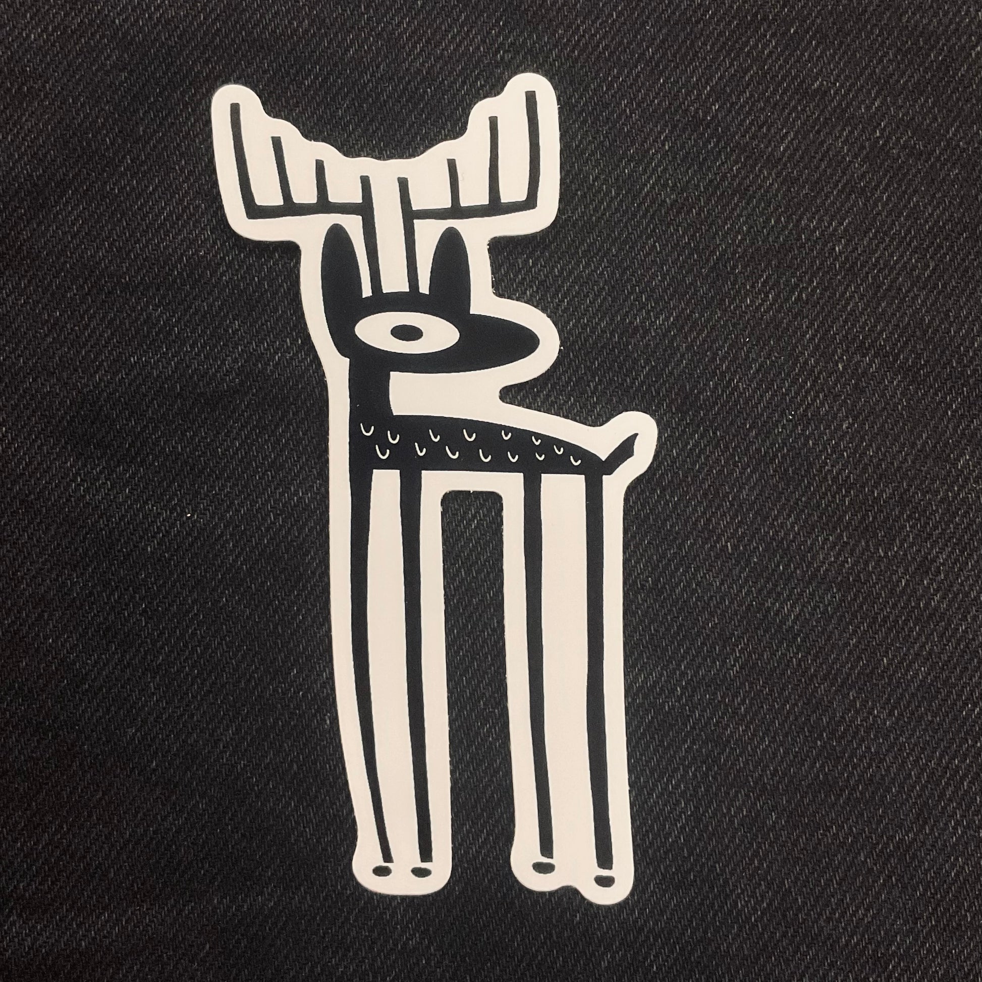 Tall Deer Sticker